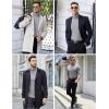imageCOOFANDY Mens Ribbed Turtleneck Sweater Casual Basic Long Sleeve Knitted Pullover SweaterGray