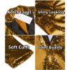 imageCOOFANDY Mens Sequin Blazer Tuxedo Party Prom Wedding Tuxedo One Button JacketGolden Yellow