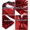 imageCOOFANDY Mens Sequin Blazer Tuxedo Party Prom Wedding Tuxedo One Button JacketRedlapel Sequins