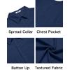 imageCOOFANDY Mens Sleeveless Beach Shirts Summer Button Up Tank Tops Casual Textured Tank ShirtBlue Violet