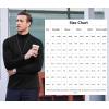 imageCOOFANDY Mens Slim Fit Basic Turtleneck Long Sleeve Lightweight Pullover Sweaters Casual Knitted Tops3 Pack  BlackNavy BlueWine Red