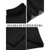imageCOOFANDY Mens Slim Fit Basic Turtleneck Long Sleeve Lightweight Pullover Sweaters Casual Knitted TopsAll Black