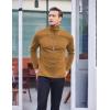 imageCOOFANDY Mens Slim Fit Basic Turtleneck Long Sleeve Lightweight Pullover Sweaters Casual Knitted TopsCamel