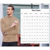 imageCOOFANDY Mens Slim Fit Basic Turtleneck Long Sleeve Lightweight Pullover Sweaters Casual Knitted TopsCamel
