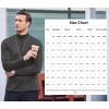 imageCOOFANDY Mens Slim Fit Basic Turtleneck Long Sleeve Lightweight Pullover Sweaters Casual Knitted TopsCharcoal