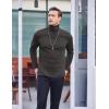 imageCOOFANDY Mens Slim Fit Basic Turtleneck Long Sleeve Lightweight Pullover Sweaters Casual Knitted TopsCharcoal