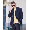 imageCOOFANDY Mens Slim Fit Basic Turtleneck Long Sleeve Lightweight Pullover Sweaters Casual Knitted TopsCream Beige