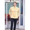 imageCOOFANDY Mens Slim Fit Basic Turtleneck Long Sleeve Lightweight Pullover Sweaters Casual Knitted TopsCream Beige