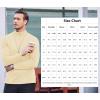 imageCOOFANDY Mens Slim Fit Basic Turtleneck Long Sleeve Lightweight Pullover Sweaters Casual Knitted TopsCream Beige