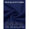 imageCOOFANDY Mens Slim Fit Basic Turtleneck Long Sleeve Lightweight Pullover Sweaters Casual Knitted TopsDark Blue