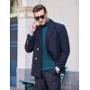 imageCOOFANDY Mens Slim Fit Basic Turtleneck Long Sleeve Lightweight Pullover Sweaters Casual Knitted TopsDenim Blue