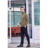 imageCOOFANDY Mens Slim Fit Basic Turtleneck Long Sleeve Lightweight Pullover Sweaters Casual Knitted TopsDull Brown