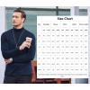 imageCOOFANDY Mens Slim Fit Basic Turtleneck Long Sleeve Lightweight Pullover Sweaters Casual Knitted TopsNavy