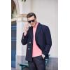 imageCOOFANDY Mens Slim Fit Basic Turtleneck Long Sleeve Lightweight Pullover Sweaters Casual Knitted TopsPink
