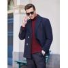 imageCOOFANDY Mens Slim Fit Basic Turtleneck Long Sleeve Lightweight Pullover Sweaters Casual Knitted TopsWine Red