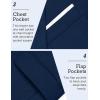 imageCOOFANDY Mens Slim Fit Casual Blazers Lightweight Sport Coats One Button Suit JacketsBlue