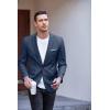 imageCOOFANDY Mens Slim Fit Casual Blazers Lightweight Sport Coats One Button Suit JacketsBlue