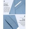 imageCOOFANDY Mens Slim Fit Casual Blazers Lightweight Sport Coats One Button Suit JacketsLight Blue