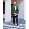 imageCOOFANDY Mens Slim Fit Casual Blazers Lightweight Sport Coats One Button Suit JacketsLight Green