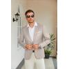 imageCOOFANDY Mens Slim Fit Casual Blazers Lightweight Sport Coats One Button Suit JacketsLight Grey