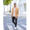 imageCOOFANDY Mens Slim Fit Casual Blazers Lightweight Sport Coats One Button Suit JacketsLight Khaki