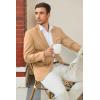imageCOOFANDY Mens Slim Fit Casual Blazers Lightweight Sport Coats One Button Suit JacketsLight Khaki