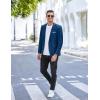imageCOOFANDY Mens Slim Fit Casual Blazers Lightweight Sport Coats One Button Suit JacketsNavy Blue