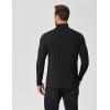 imageCOOFANDY Mens Slim Fit Mock Turtleneck T Shirt Casual Basic Knitted Long Sleeve Pullover SweaterBlack