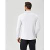 imageCOOFANDY Mens Slim Fit Mock Turtleneck T Shirt Casual Basic Knitted Long Sleeve Pullover SweaterWhite