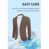 imageCOOFANDY Mens Smart Wash Blazer Regular Fit Cotton Sport Coat Casual Suit JacketBrown
