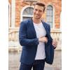 imageCOOFANDY Mens Sport Coat Casual Blazer One Button Business Suit JacketBlue