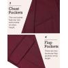 imageCOOFANDY Mens Sport Coat Casual Blazer One Button Business Suit JacketBurgundy