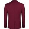 imageCOOFANDY Mens Sport Coat Casual Blazer One Button Business Suit JacketBurgundy