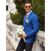 imageCOOFANDY Mens Sport Coat Casual Blazer One Button Business Suit JacketGem Blue
