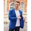 imageCOOFANDY Mens Sport Coat Casual Blazer One Button Business Suit JacketGem Blue