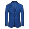 imageCOOFANDY Mens Sport Coat Casual Blazer One Button Business Suit JacketGem Blue