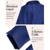imageCOOFANDY Mens Sport Coat Casual Blazer One Button Business Suit JacketGrey Blue