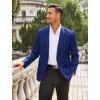 imageCOOFANDY Mens Sport Coat Casual Blazer One Button Business Suit JacketGrey Blue