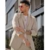 imageCOOFANDY Mens Sport Coat Casual Blazer One Button Business Suit JacketKhaki