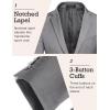 imageCOOFANDY Mens Sport Coat Casual Blazer One Button Business Suit JacketLight Grey