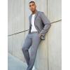 imageCOOFANDY Mens Sport Coat Casual Blazer One Button Business Suit JacketLight Grey