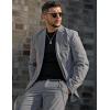 imageCOOFANDY Mens Sport Coat Casual Blazer One Button Business Suit JacketLight Grey