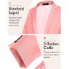 imageCOOFANDY Mens Sport Coat Casual Blazer One Button Business Suit JacketPink