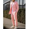 imageCOOFANDY Mens Sport Coat Casual Blazer One Button Business Suit JacketPink