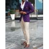 imageCOOFANDY Mens Sport Coat Casual Blazer One Button Business Suit JacketPurple