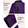 imageCOOFANDY Mens Sport Coat Casual Blazer One Button Business Suit JacketPurple