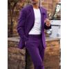 imageCOOFANDY Mens Sport Coat Casual Blazer One Button Business Suit JacketPurple