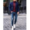 imageCOOFANDY Mens Sport Coat Casual Blazer One Button Business Suit JacketRoyal Blue