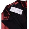 imageCOOFANDY Mens Stylish Classic Dress Suit Solid Red Lapel Blazer Tuxedo Coat Wine Red Large
