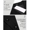 imageCOOFANDY Mens Suit Vest Slim Fit Business Formal Waistcoat Casual Dress VestAblack